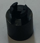 Black Plastic Spacer #6 x .733 Inch 03-8022-6