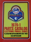 Bally 1979-1 Parts Catalog (PPS Reprint)