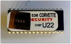 Security PIC Chip - Corvette (correct WMS program)