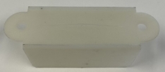 2-3/4 Inch White Double Lane Guide 03-7035-5
