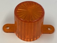 Cylindrical Transparent Orange Dome With Tabs 03-8149-12
