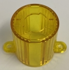 Slotted Yellow Dome with Screw Tabs 03-8723-16