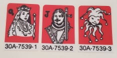 Pokerino Target Decal Set/3 30A-7539-X