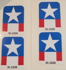 Space Shuttle Target Decal Set/4 PROTOTYPE