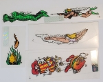 Creature From The Black Lagoon Ramp Decal Set