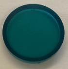 1-3/16 Inch Translucent Turquoise Insert Circle 50-18-25