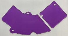 Clear Plastic Upgrade BSD 2PC - Purple Trans
