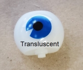 Eyeball Trans White - Blue Pupil A-19257-1 / 03-9468 TED / RUDY