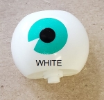 Eyeball White - Green Pupil A-19257-2 RED Roadshow