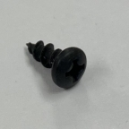#6 x 3/8 Inch Black-Oxide Steel Round Head Fiberboard Screws Bag of 10