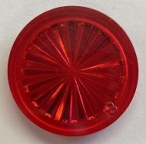 Circle (Round) Starburst Playfield Insert 1 Inch - Transparent Red 50-22-9