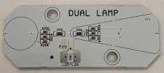 Dual Lamp PCB with Arrows CC PCB-DUALLMP