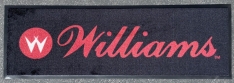 Pinball Runner 6x2 Foot - Williams Script / Logo (Woven In)