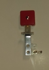 Red Skirted Target Assy, Front A-21990-4 (optional diode)