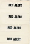 Red Alert Dome Decals - Set/4 Star Trek 25th 820-5061-06