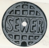 Sewer Manhole Decal 820-5054-00 Teenage Mutant Ninja Turtles