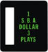1 SBA Dollar 3 Plays Coin Door Insert C-826-123 Bally