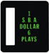 1 SBA Dollar 6 Plays Coin Door Insert C-826-121 Bally
