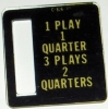 Coin Plastic Plate - Early Bally C-826-61