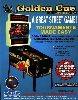 Golden Cue Pinball Flyer - Original Sega
