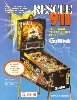 Rescue 911 Pinball Flyer (Original)