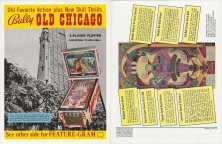 Old Chicago (Bally) Pinball Flyer - Original NOS