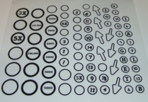 Eight Ball Champ Insert Decal Set (non-laminated ink up)