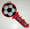 Capcom Flipper Football Red Key Promo Keychain