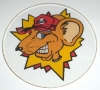 Mousin Around Promo Mouse Wearing Red Hat 3 1/4 Inch Round