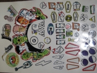 Monster Bash Insert Decal Set & Overlay (non-laminated ink up)