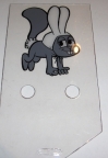 Rocky Backbox Animation Plastic - Rocky & Bullwinkle 830-5438-02