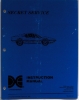 Secret Service Factory Original Instruction Manual - Data East