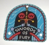 Swords of Fury Arched 2 3/4 Inch Keychain
