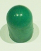 Colored Light Bulb Cap - GREEN (Thicker and Larger Than LB-1G)