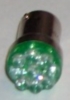 9-LED #89 Bayonet Flasher Lamp - Green