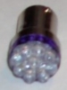 9-LED #89 Bayonet Flasher Lamp - Purple