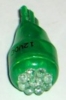 9-LED #906 Wedge Flasher Lamp - Green
