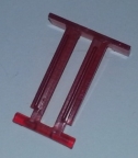 Hole base arm plastic C-15708 (Gottlieb) - Red Transparent