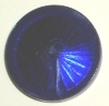 Playfield Insert - 1.25 inch Round, Transparent Blue, Starburst bottom (Click for NOTES)