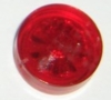 Playfield Insert - 1/2 inch Round, Transparent Red, Starburst bottom (Click for NOTES)