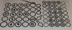 Eight Ball Deluxe Insert Decal Set - Laminated