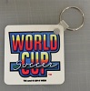 Logo Plastic Keychain - World Cup Soccer