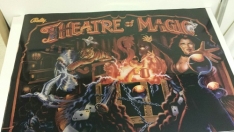 Large Wall Cling 48Wx32+H Inch! Theatre Of Magic Translite Image