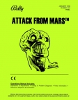 Attack From Mars Bally Pinball Manual 16-50041-101 (PPS Reprint)