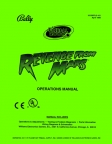 Revenge From Mars Bally Pinball Manual 16-50070.2-101 (PPS Reprint)
