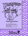 Whirlwind Williams Pinball Manual 16-574-101 (PPS Reprint)