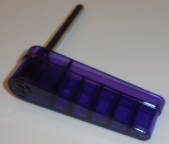 Transparent Purple Flipper Bat (W Logo) 20-10110-18