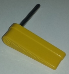Lightning Bolt / Euro Flipper Bat w/Shaft - Yellow 20-9734-6
