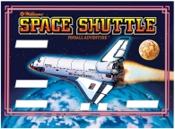 Space Shuttle silkscreened backglass 31-1315-535 Improved V2