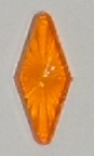 Diamond Starburst Playfield Insert 1 3/4 Inch - Transparent Orange 50-27-12 / 03-8459-12
